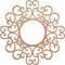 Ekena Millwork Reims Wood Fretwork Pierced Ceiling Medallion, Cherry, 16"OD x 6 1/8"ID x 1/4"T CMWP16X16X0250RECH - alternate 1
